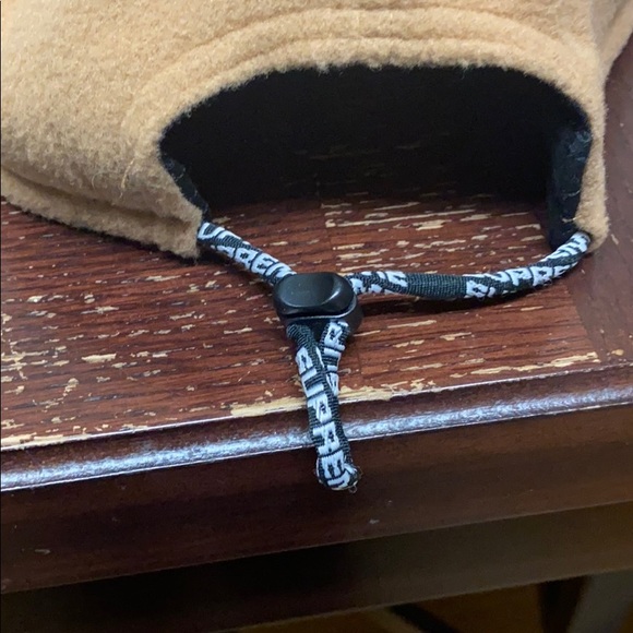 Supreme Fleece Pullcord Tan Hat - Picture 3 of 3